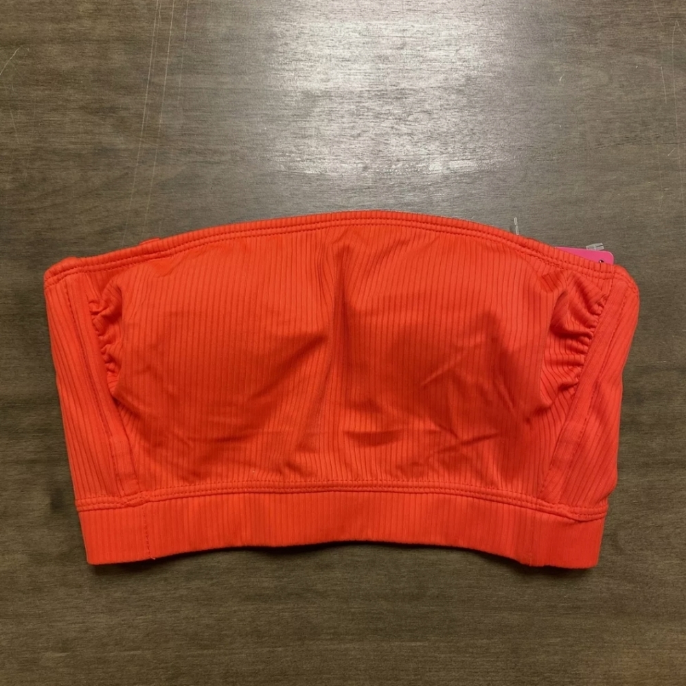 Womens Xhilaration Swim Bikini Top Only Red XS